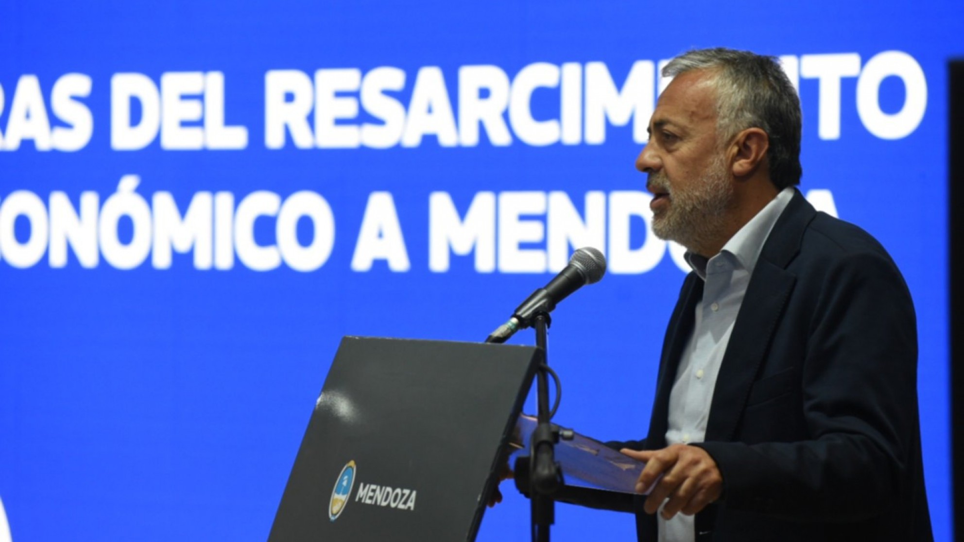 Alfredo Cornejo presentó las obras que se realizarán en el Sur con la plata de Portezuelo